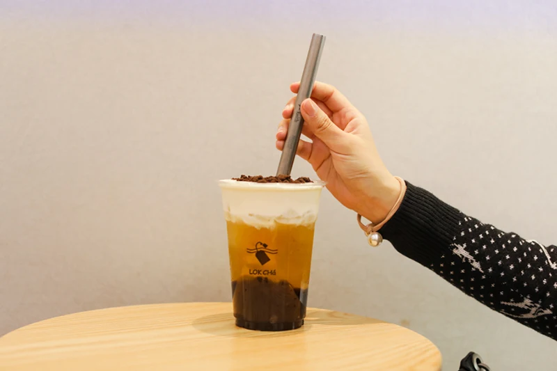 Keith Titanium Straw 210mm Straight Drinking Straw Family Drink Straws For Camping Hike Travel Bold With Clean Brush Ti3702