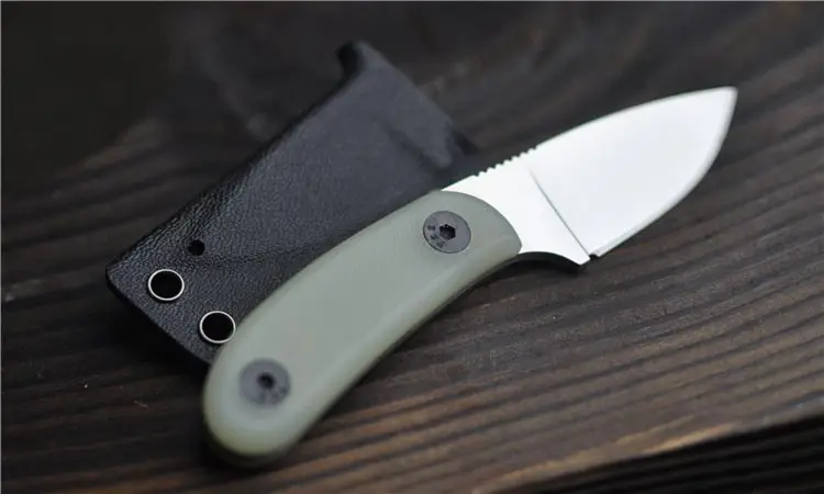 Тёмно-синий PSRK CANDIRU 12C27 лезвие G10 ручка EDC фиксированный нож Открытый Походный нож Инструмент Выживания Охотничий Тактический нож универсальный инструмент EDC - Цвет: Тёмно-синий