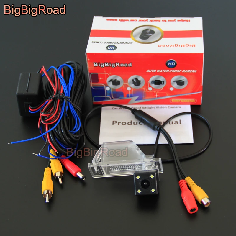 BigBigRoad Car Rear View Reversing Camera For Peugeot 307 Hatchback 307CC 807 night vision waterproof backup Parking | Автомобили и