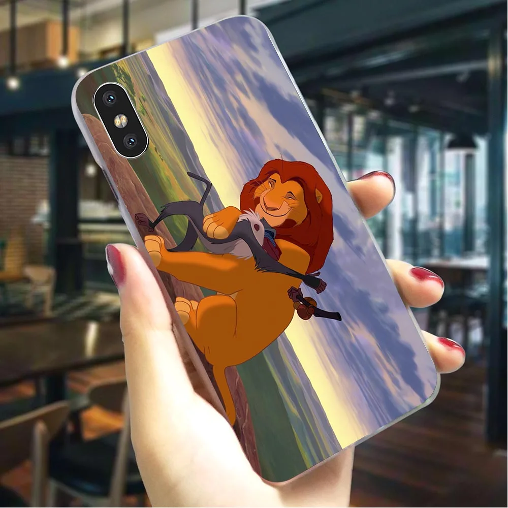 K0524303 Жесткий Чехол для iPhone 6, чехол Король Лев для iPhone 8, чехлы 7, XR, Xs, Max, 8 Plus, 5, 6 S, 5S, SE, защитный чехол s - Цвет: K0524303
