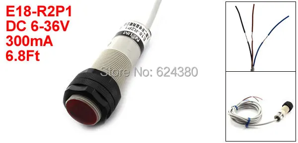 Фотоэлектрический переключатель светоотражающий инфракрасный луч с