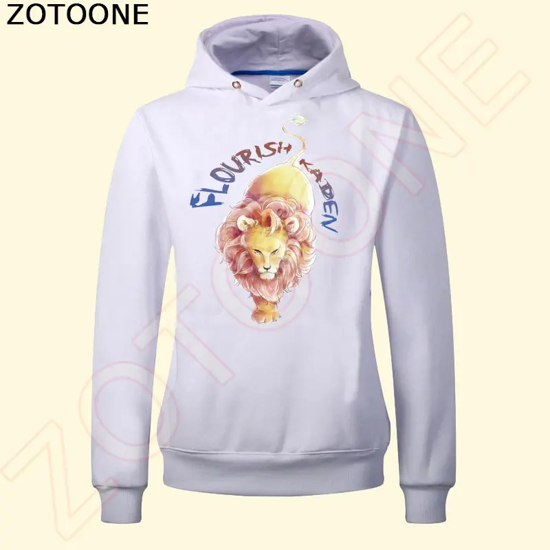 ZOTOONE фантазия Лев Железный На переноске для одежды ткань мультфильм патч горячий