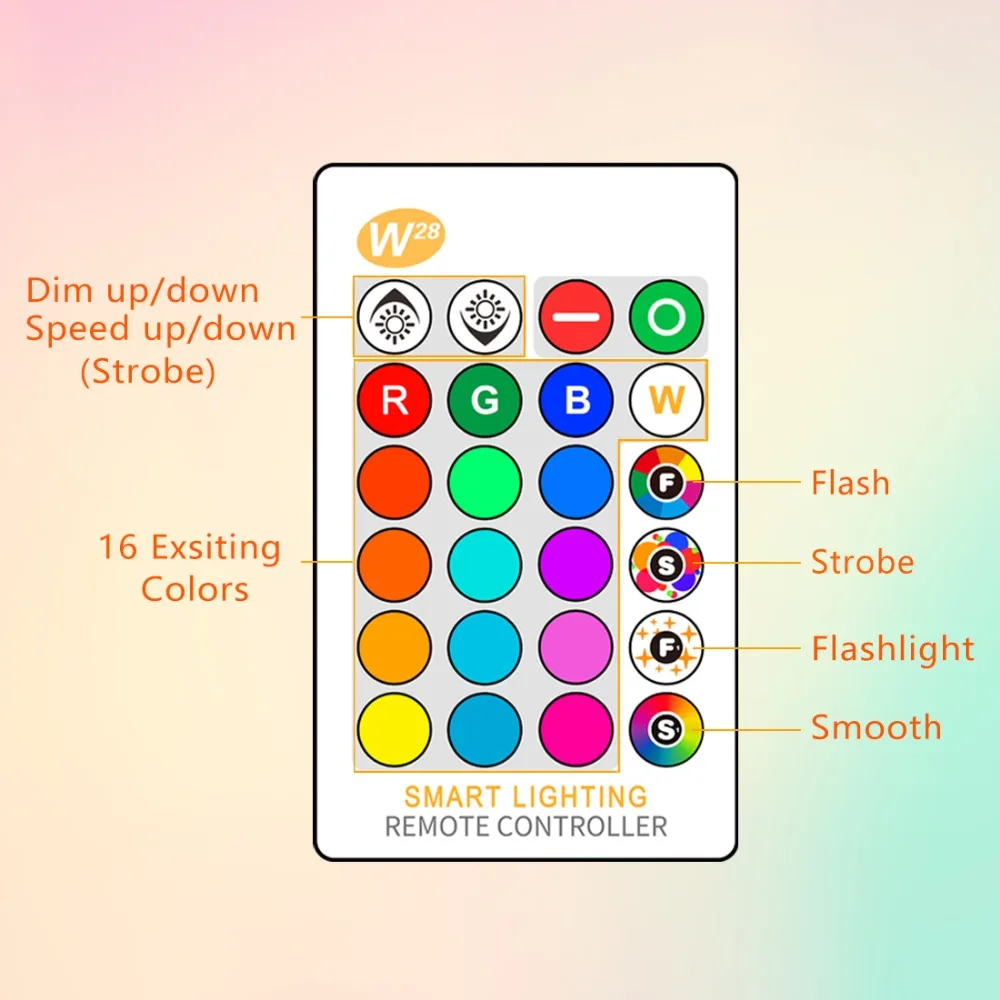 RGB led lamp 8w gu10 bulb light 220v 110v dimmable home decoration lighting color change cup spotlight + IR control|Светодиодные