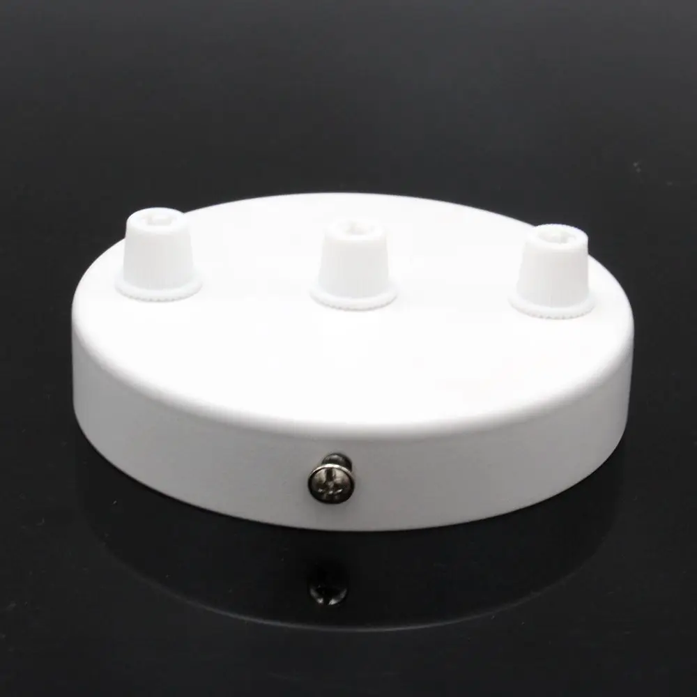 3 holes white 3 головки 4 головки 5 голов металлический потолок Роза винтажный потолочный навес для DIY подвесной светильник светильники - Цвет корпуса: 3 holes white