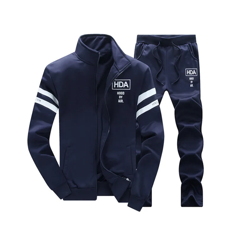 Мужской спортивный костюм повседневная спортивная одежда из двух частей