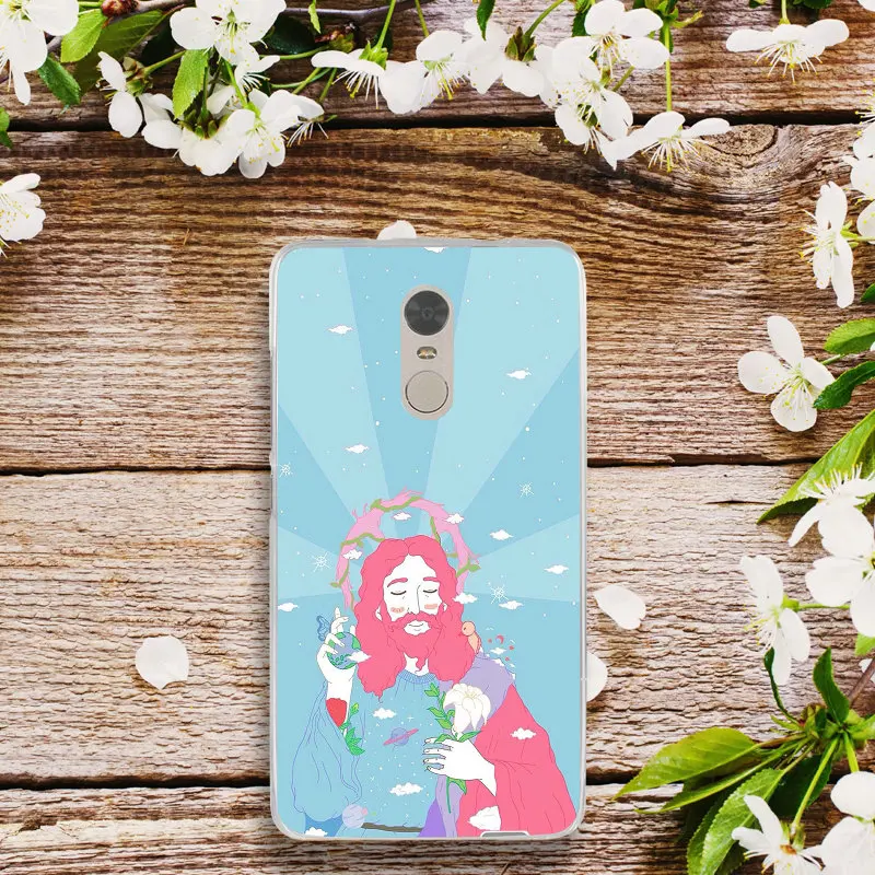 Soft Phone Cases TPU Silicon for Xiaomi Redmi Mi Note 2 3 3S 4X 4A 6 5 5S 5A 8 A1 Pro Plus Bible Jesus Christ Christian Cross | Мобильные