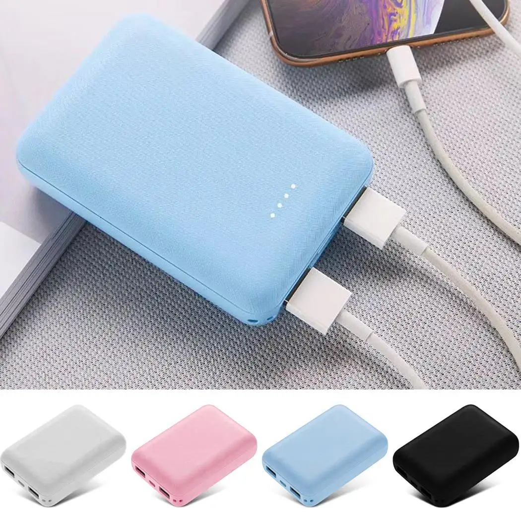 Портативный Ультратонкий смартфон с двумя портами usb power Bank|Аксессуары для