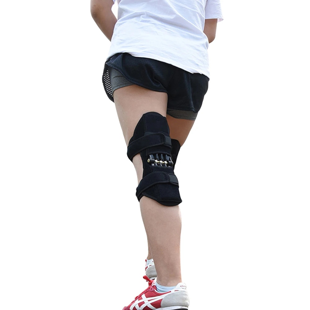 1 Pc Joint Support Knee Pads And 1PC Elbow Breathable Non-slip Powerful Rebound Spring Force Sports Gym Booster | Спорт и