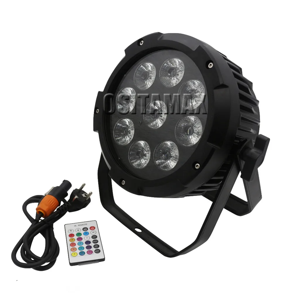 OSITAMAX-A 2 шт./лот DMX беспроводной 9X18 Вт LED Par свет водонепроницаемый аккумулятор Wi-Fi