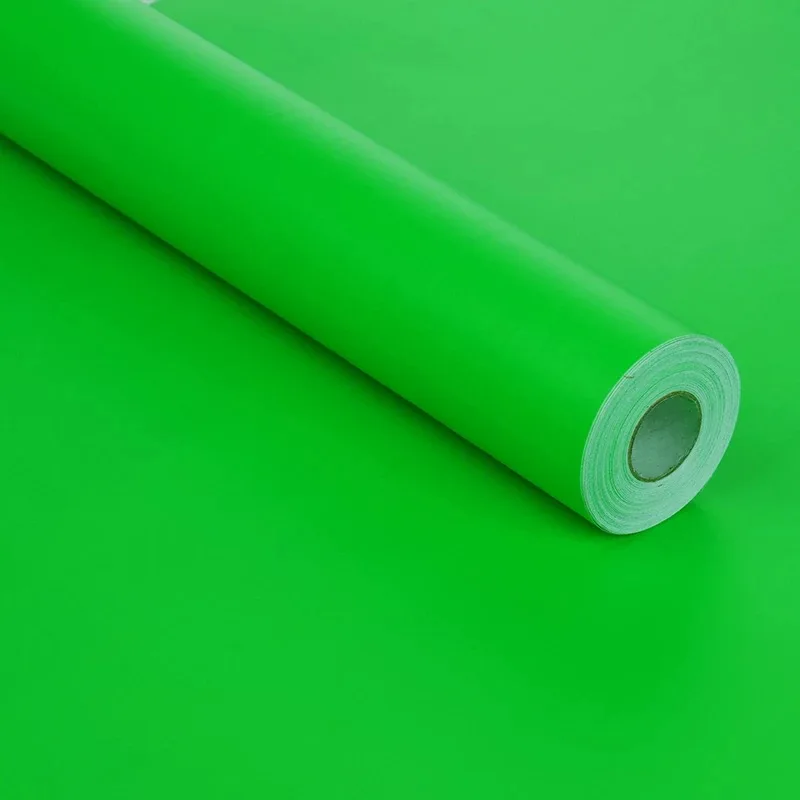Grass Green 24 цвета, самоклеющиеся виниловые матовые обои, наклейка на стену, оконная пленка для домашнего декора, мебель для гостиной, кухни, Отремонтированная - Цвет: Grass Green