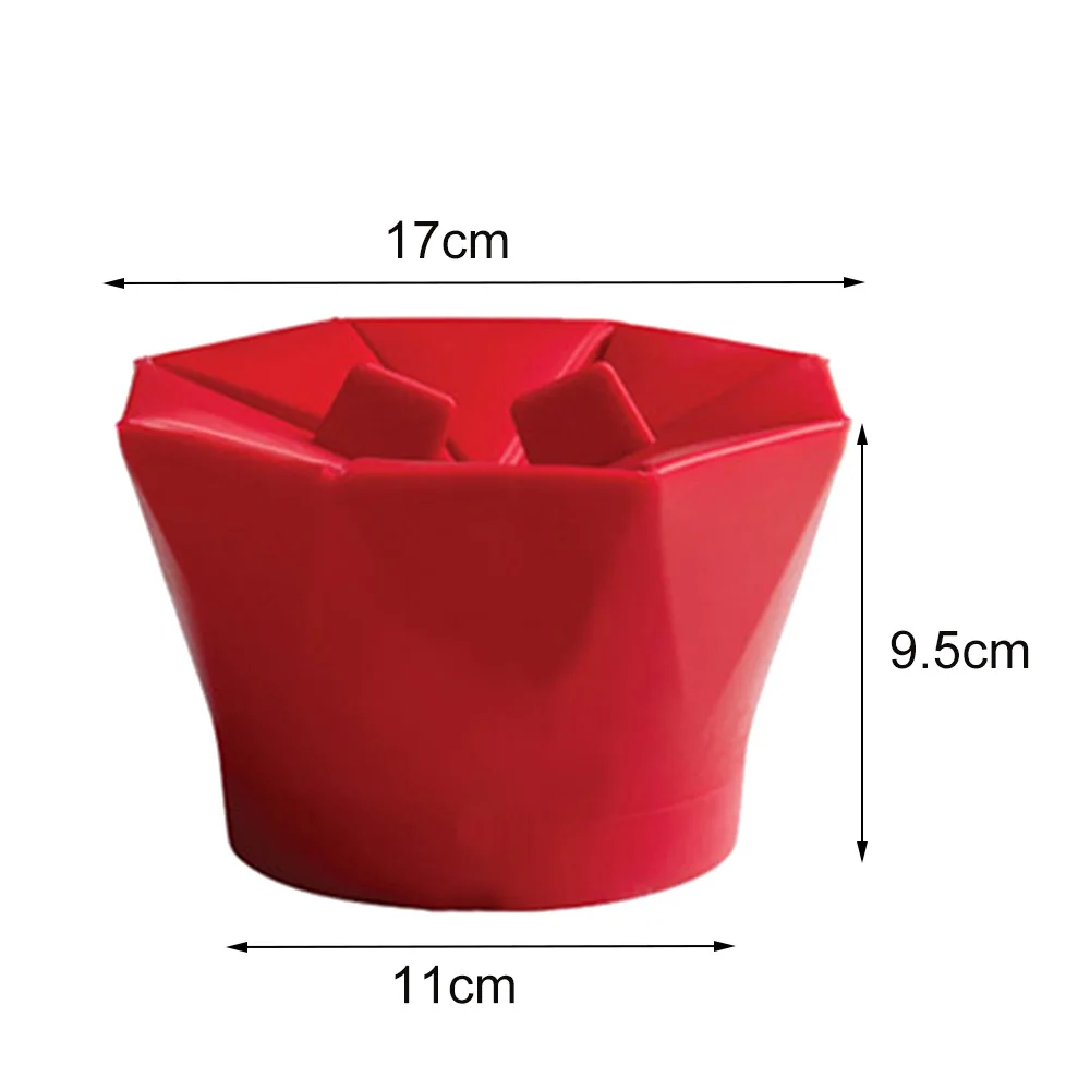 Новый силиконовый контейнер для приготовления попкорна в микроволновой печи