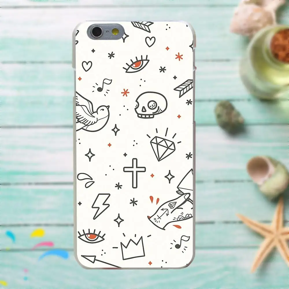 Тату Сфинкс кот для Apple iPhone 4 4S 5 5C SE 6 6S 7 8 Plus X LG G3 G4 G5 G6 K4 K7 K8 K10 V10 V20 ТПУ чехол