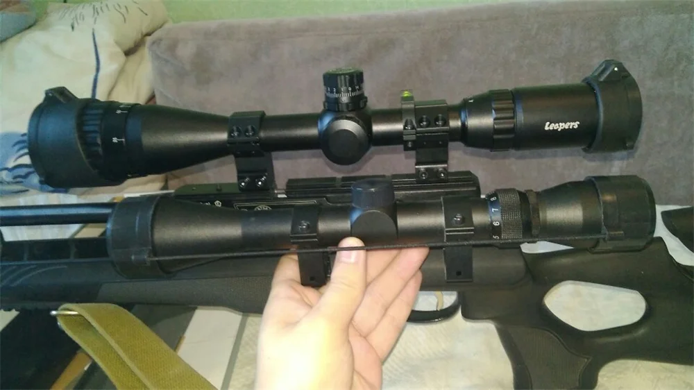 Известный бренд LEAPERS 4-16X40 оптический прицел военный использование открытый охотничий прицел воздушная винтовка снайперская винтовка специальный совок