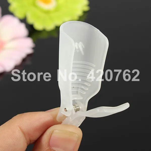10pcs Plastic Acrylic Nail Art Soak Off UV Gel Polish Remover Wrap Clip Cap | Красота и здоровье