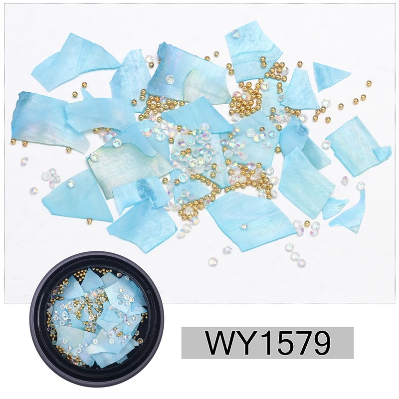 Необычный дизайн ногтей из натуральной раковины жемчужный светильник с