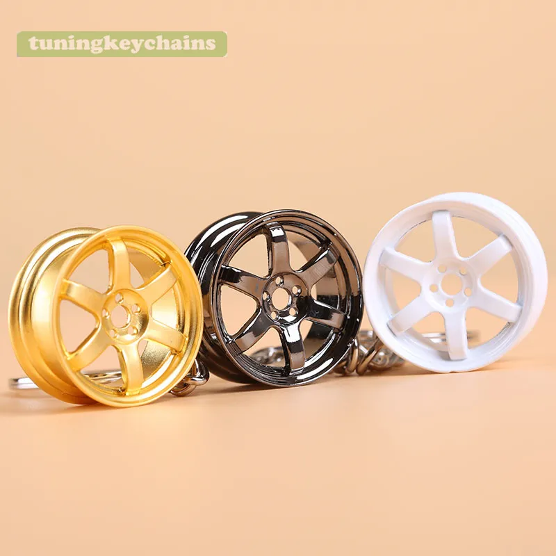 Металлический брелок для ключей Te37|tuning keychain|keychain tuningwheel rim keychain |