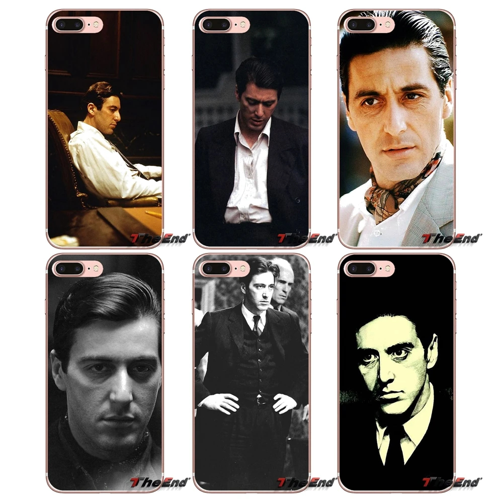 Чехол для iPhone X 4 4S 5 5S 5C SE 6 6S 7 8 Plus Samsung Galaxy J1 J3 J5 J7 A3 A5 2016 2017 Michael Corleone Mario Puzo
