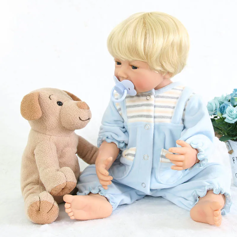 55 см силиконовые куклы для новорожденных девочек реалистичные детские на день