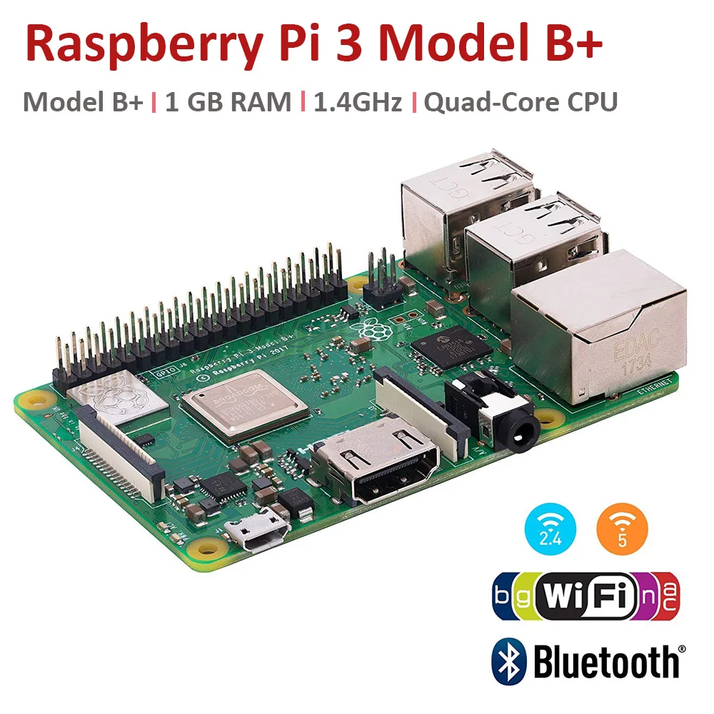 Raspberry Pi 3 Model B+ 3B Plus Raspberry Pi Модель 3 B+ с WiFi и Bluetooth+ охлаждающий вентилятор+ радиаторы