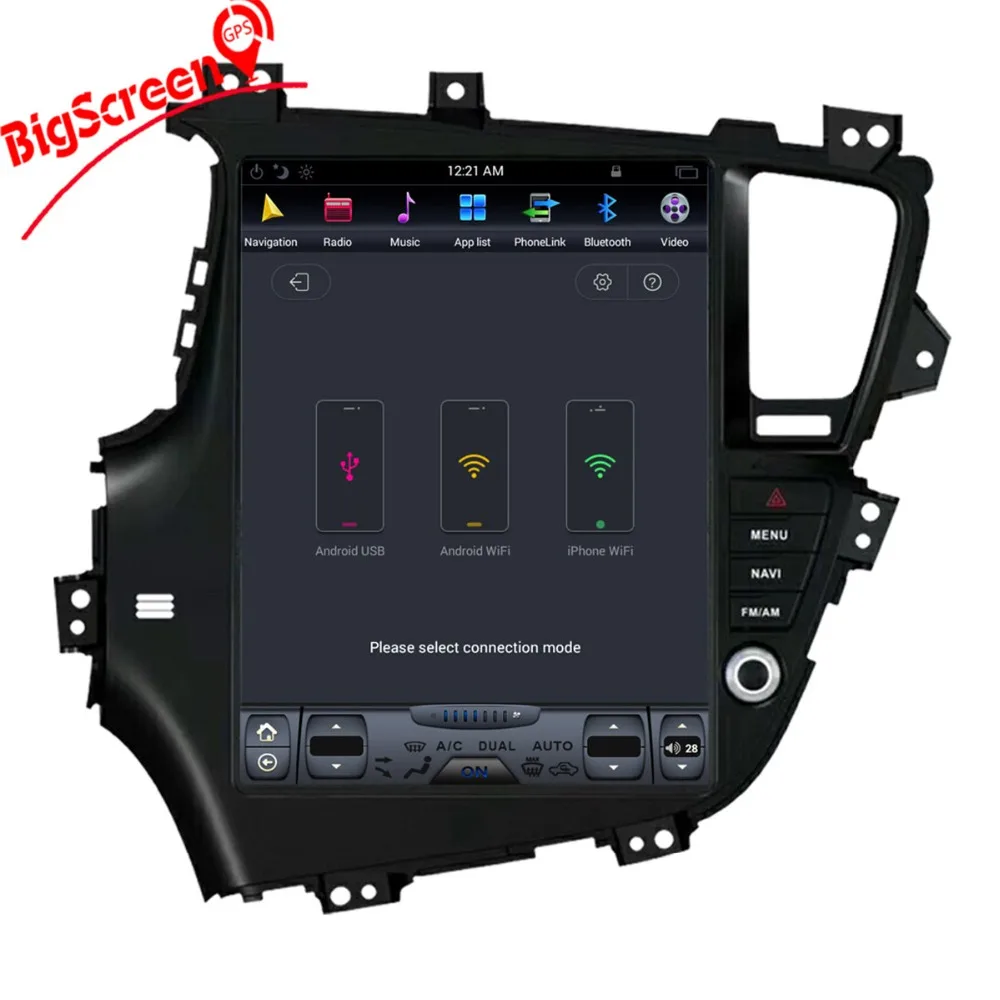 Автомагнитола 2 Din на Android 12 9 6 0 дюйма без DVD плеера GPS навигация для KIA Optima K5 2010 2013