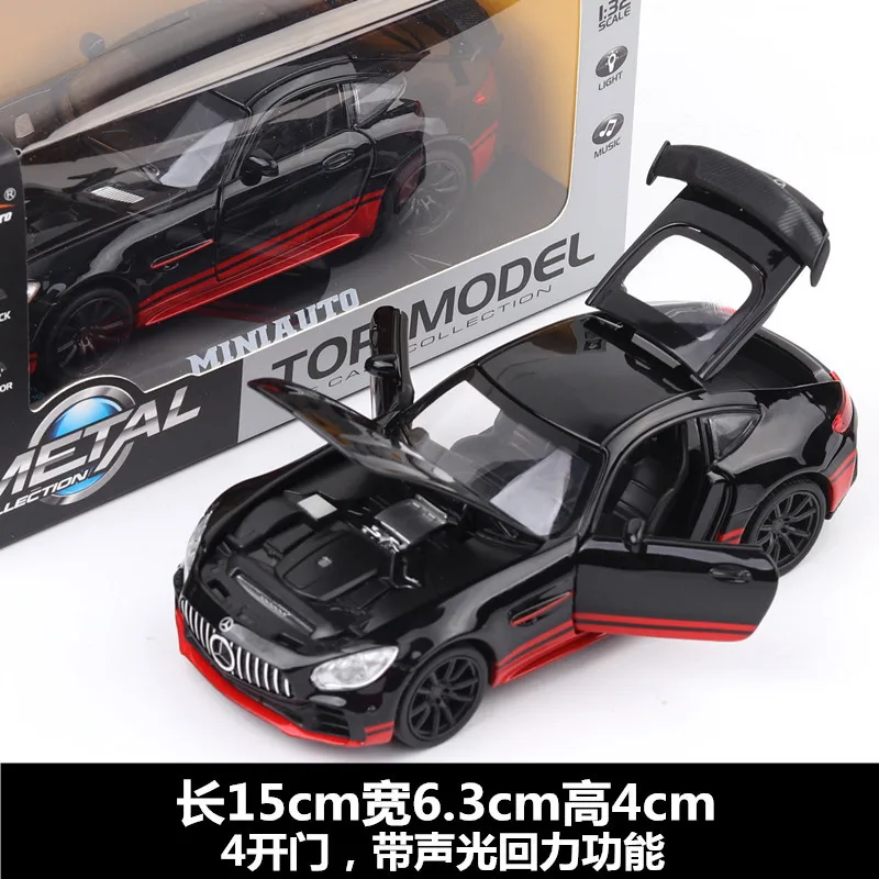 1:32 игрушечный автомобиль BENZ AMG GTR металлическая игрушка сплав Diecasts & Toy Автомобили