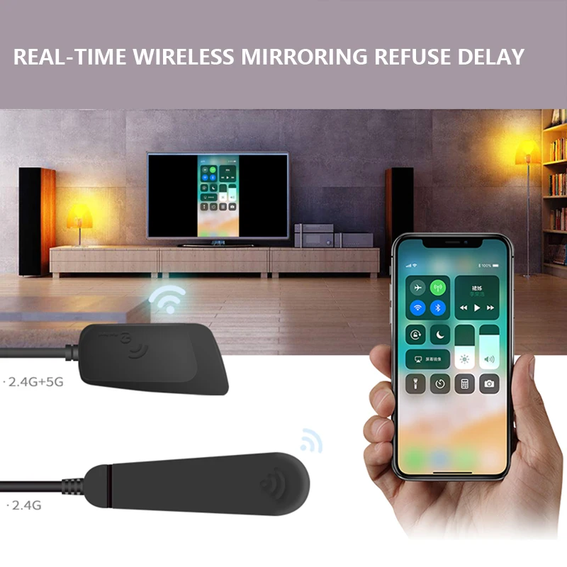 MiraScreen K6 tv Stick 2 4G 4K HDMI Miracast Airplay WiFi Дисплей приемник ключ поддержка для Windows Andriod IOS |