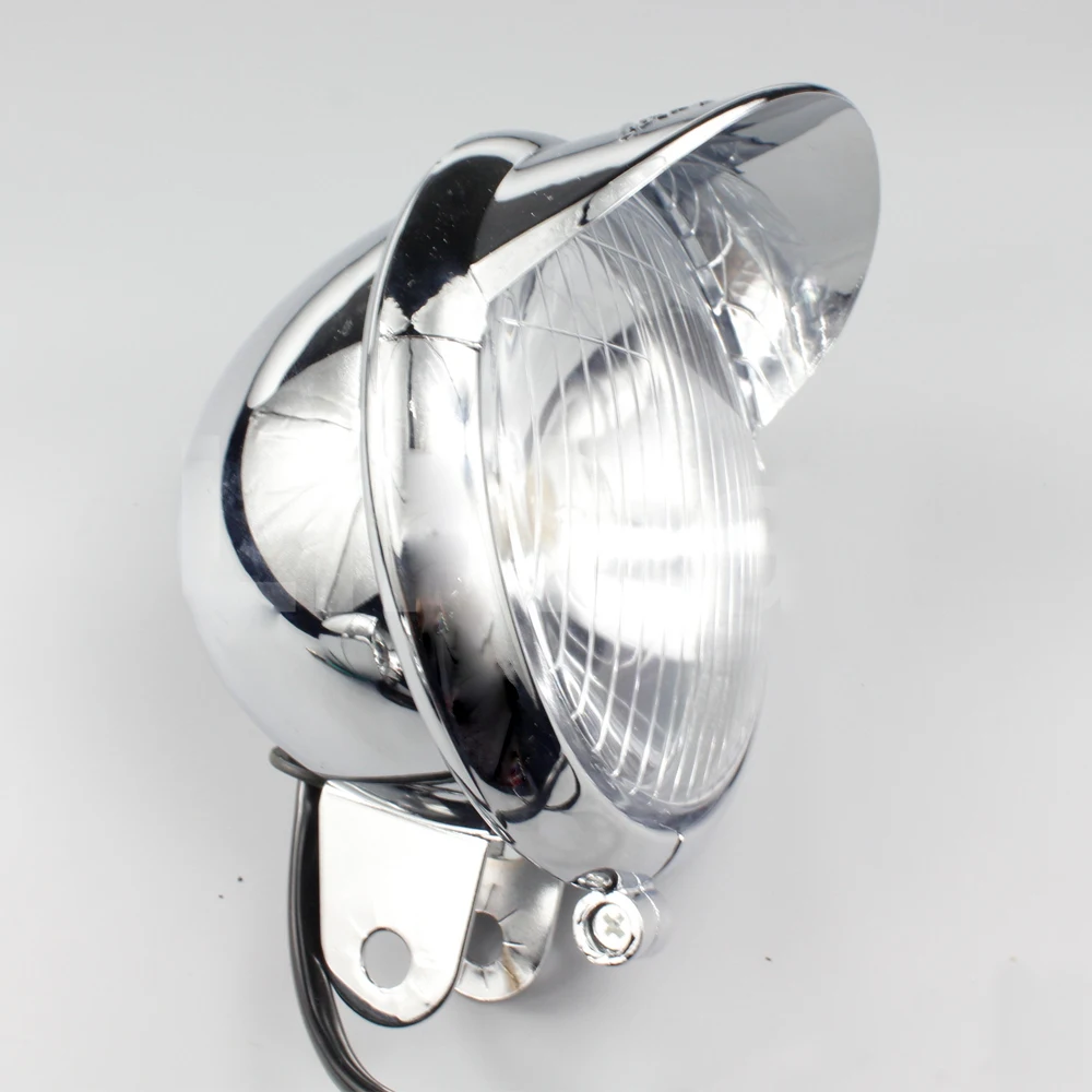 Универсальная хромированная противотуманная фара для мотоцикла Harley Honda Yamaha Suzuki