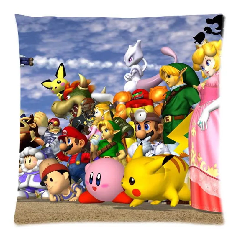 Постельные принадлежности Super Smash Bros Наволочка на заказ декоративная наволочка