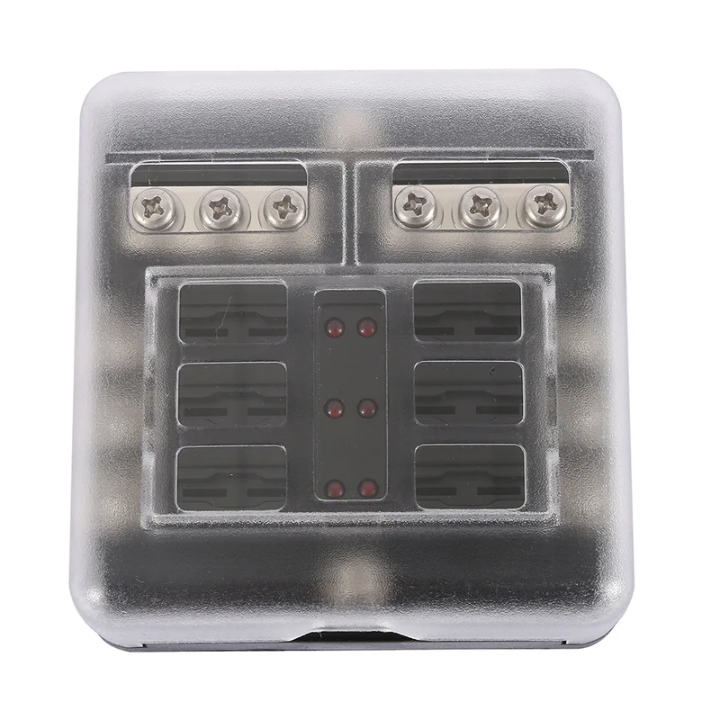 6 ходовой Держатель предохранителя блок светодиодный сигнальный фонарь для