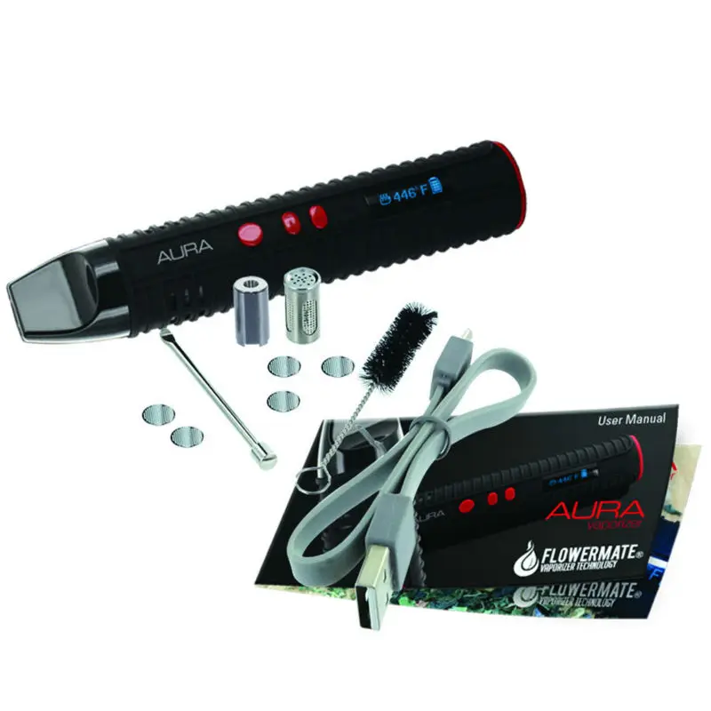 Flowermate AURA сухой травяной испаритель восковой жидкости 3 в 1 электронная сигарета