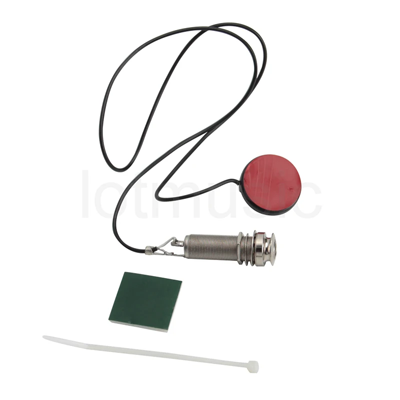 Пассивный звукосниматель для укулеле с одним наконечником хромированная