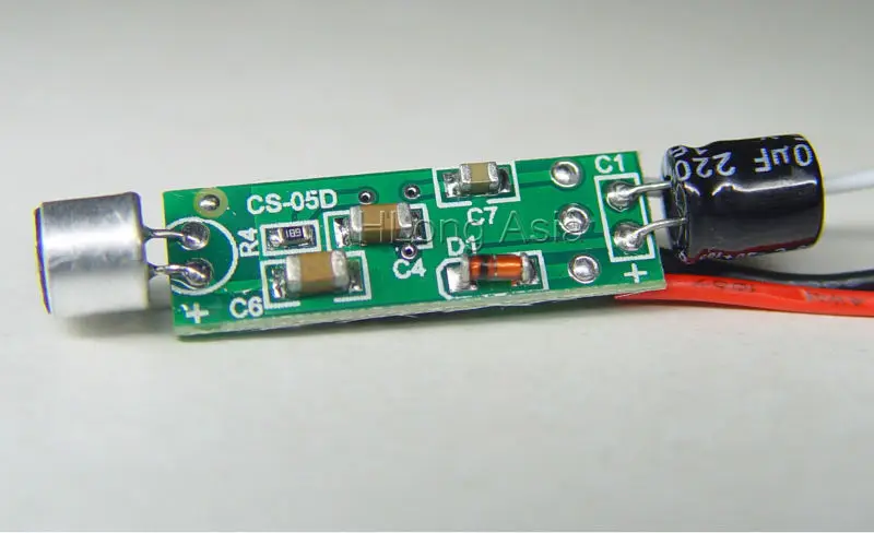 Микрофон с предварительным усилителем IC для камеры видеонаблюдения/DVR|microphone