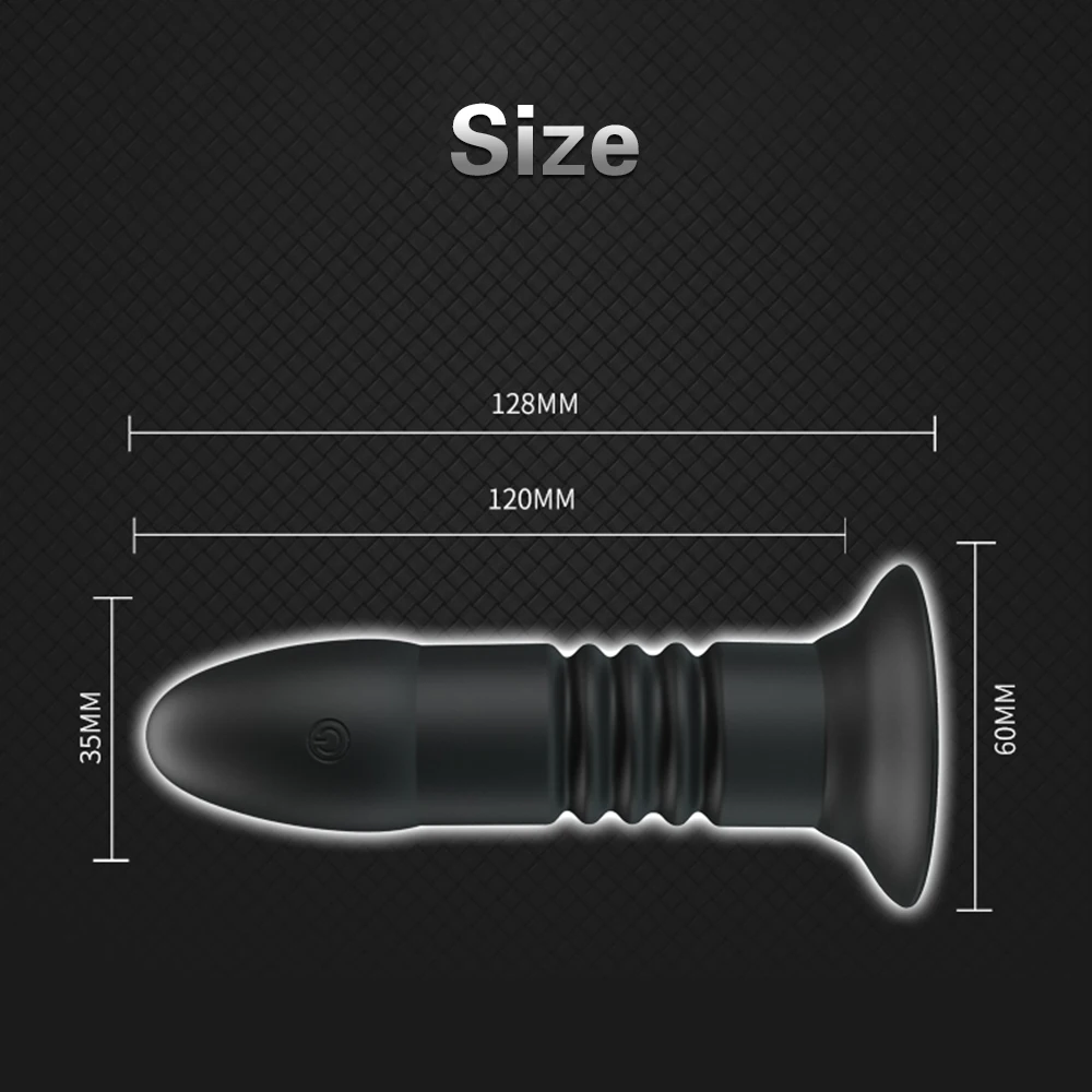 Реалистичный вибратор для мужчин Анальная пробка массажер простаты на присоске