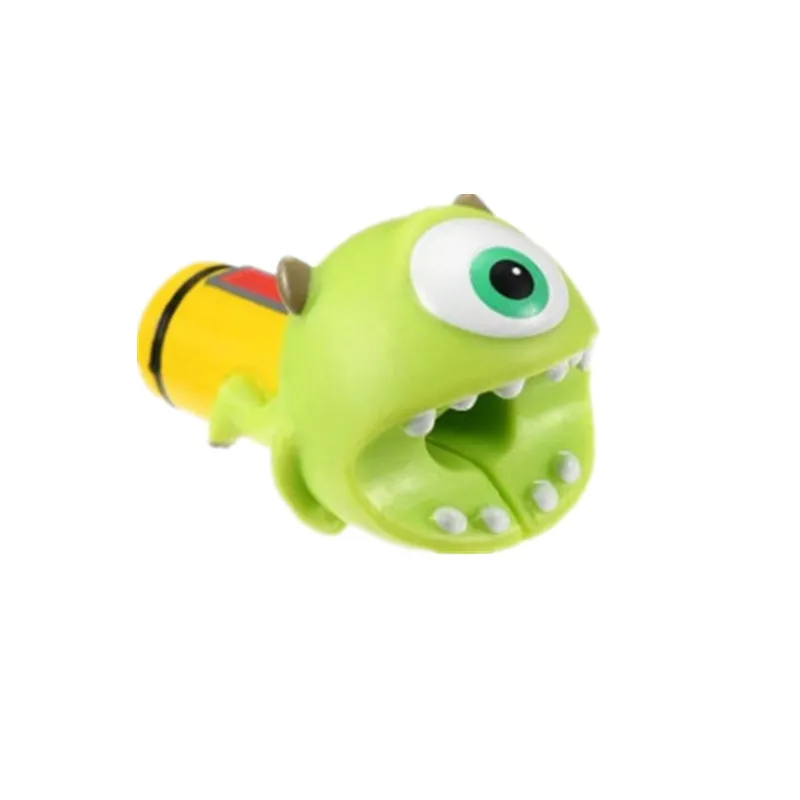 1pcs Cute Animal Bite Winder Management Data Line Organizer Clip Protetor De Cabo Cable For iPhone Charger | Электроника