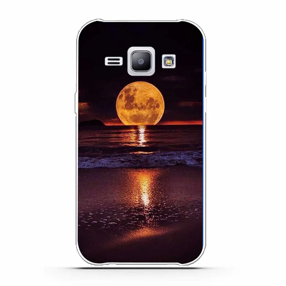 Чехол для samsung Galaxy J1 2015 чехол с 3D принтом Мягкий ТПУ силиконовый на заднюю панель