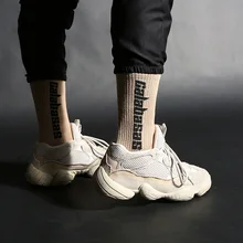 Calabasas-Calcetines deportivos de estilo Hip Hop para hombre y mujer, medias casuales con estampado de letras, estilo Harajuku, Unisex
