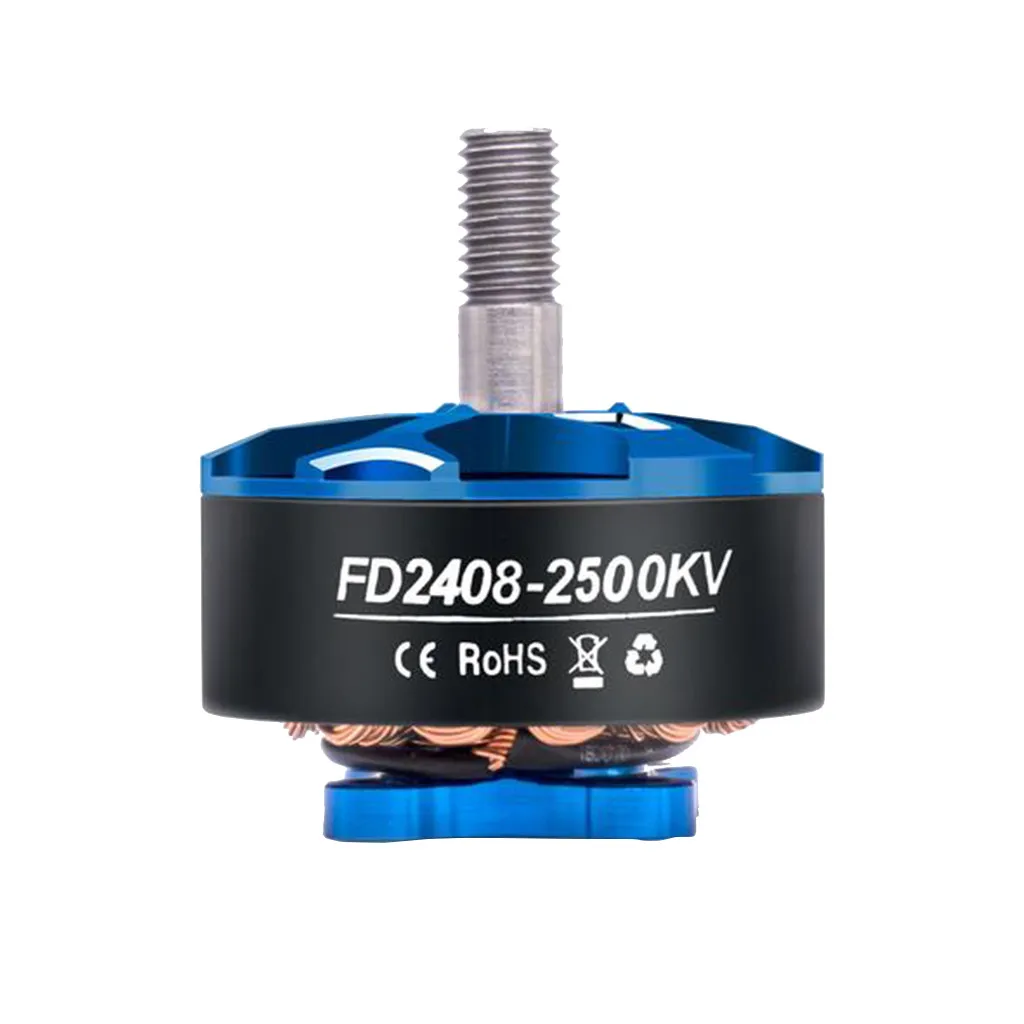 Бесщеточный мотор HGLRC Forward 2408 1700KV/2500KV для радиоуправляемого дрона FPV гоночных