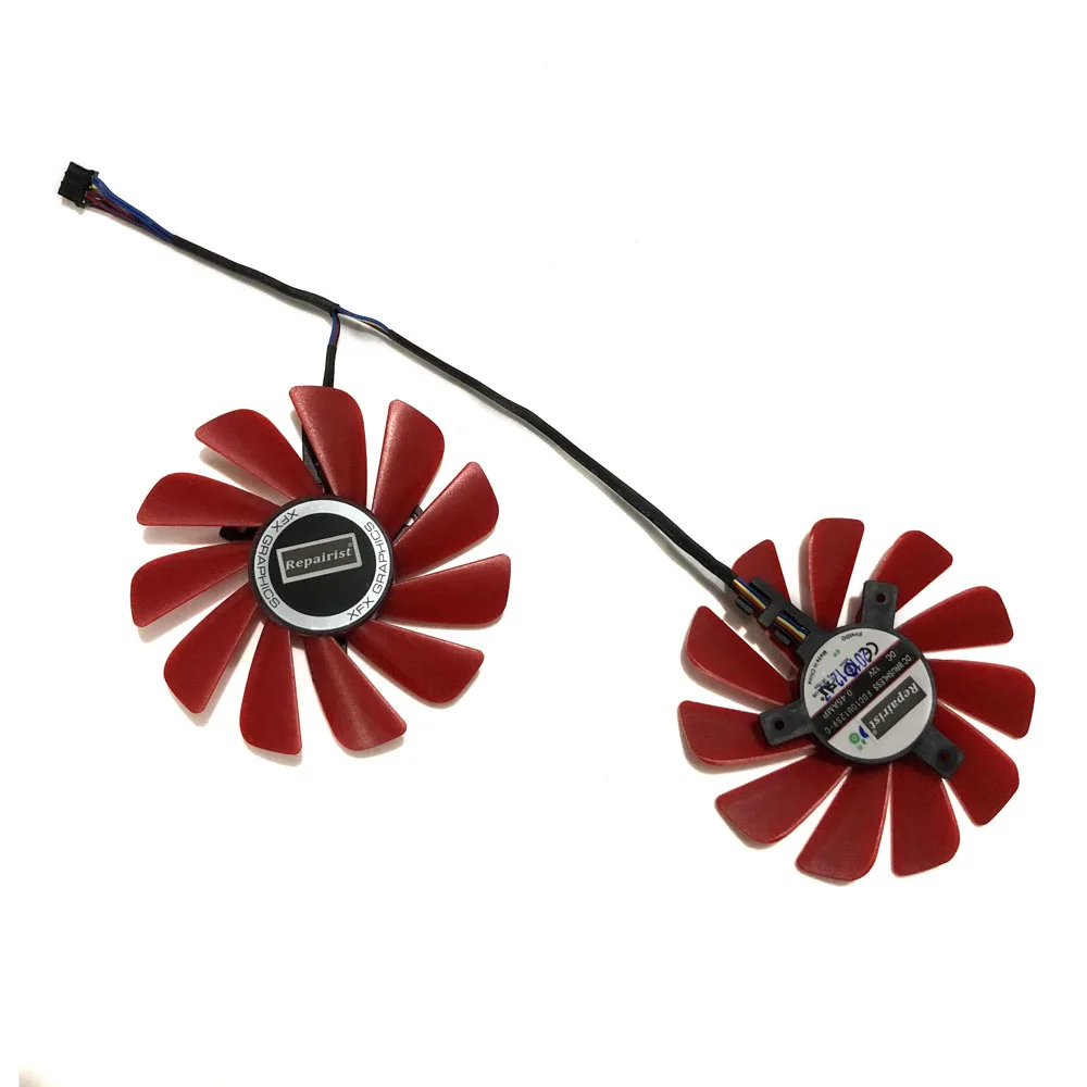 Охлаждающий вентилятор VGA для видеокарт XFX RX 570 RS R9-390/390X/390/280X 2 шт./компл. 87 мм |