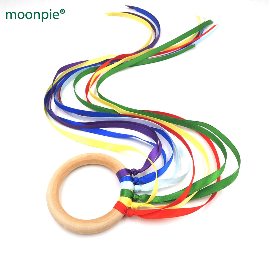 Длинный Радужный ленточный стример Волдорф Монтессори вдохновленный ручной