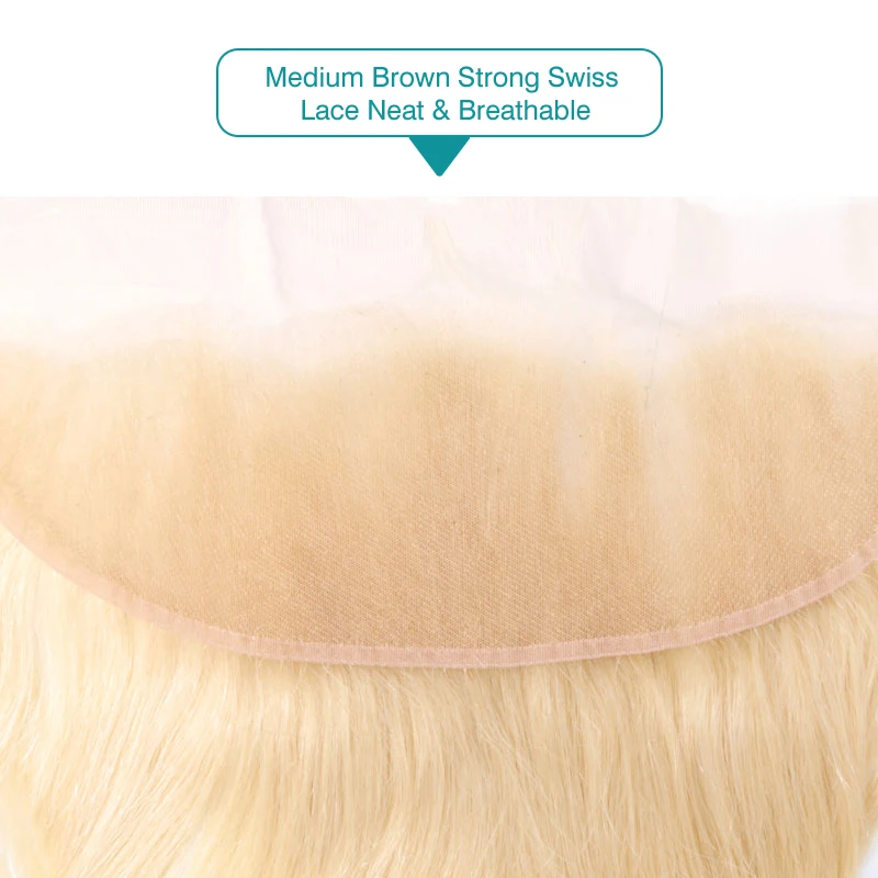 Али Фуми queen hair продукты Волосы remy объемная волна кружева фронтальной 613 Цвет 13x4