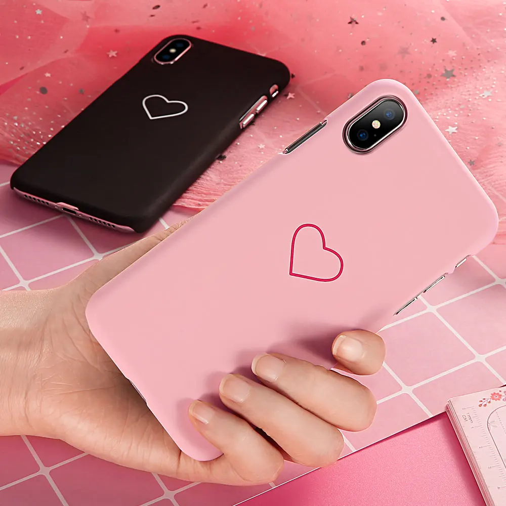 Чехол KISSCASE Smile Face для iPhone 6 6S 7 8 Plus Модный милый мультяшный чехол телефона S Жесткий