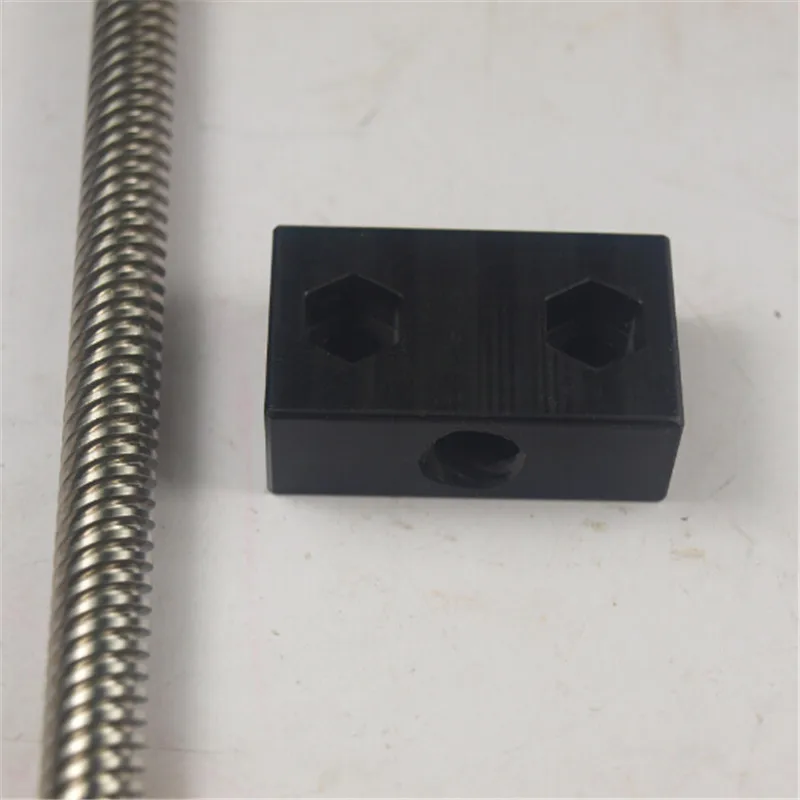 SWMAKER OX CNC miller Z axis части ACME свинцовый винт комплект ACME резьбовой стержень Делрин гайка+ 215 мм Длина 8*8(P) AMCE резьбовой стержень комплект