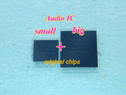 2pair(4pcs) for iphone 7 7plus audio codec ic chip small U3402 U3502 + big U3101 CS42L71 | Мобильные телефоны и