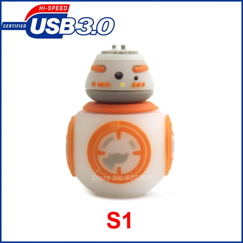 S1 USB3.0 Ручка-накопитель 64 ГБ! USB3.0 накопитель Звездные войны 8 ГБ/16 ГБ/32 ГБ карту флэш-памяти с интерфейсом usb 64 ГБ, карты флэш-памяти флешки - Цвет: S1