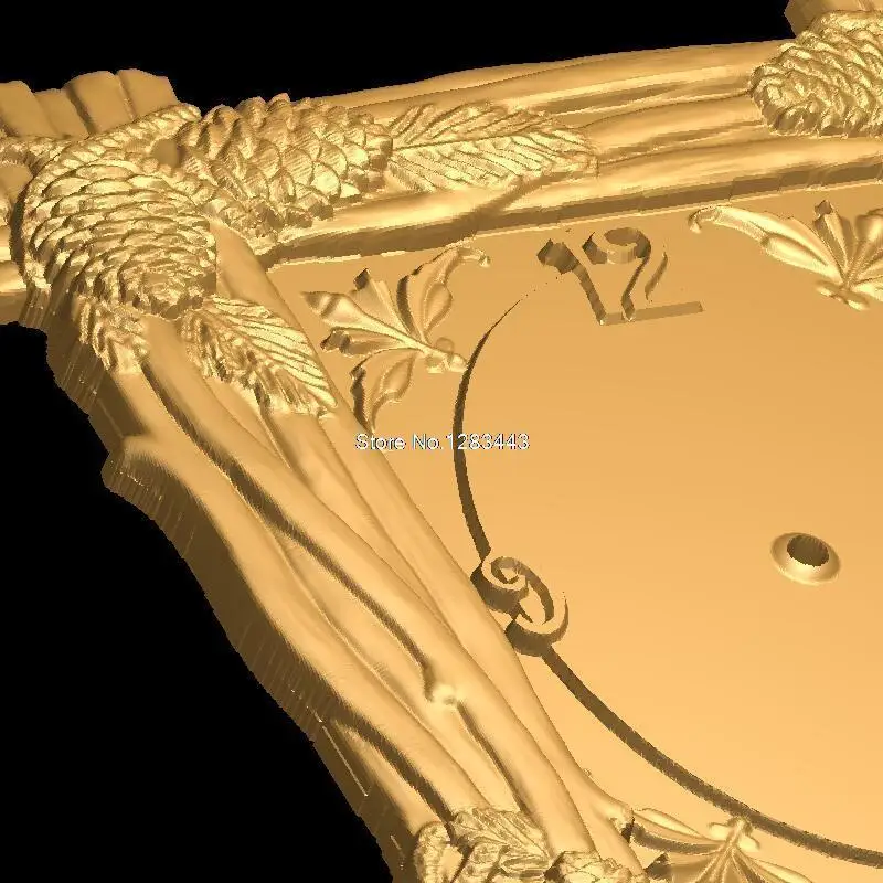 3D модель Clock_22 рельеф STL формат 3d рельef для ЧПУ в формате STL|3d model relief|stl modelsstl |