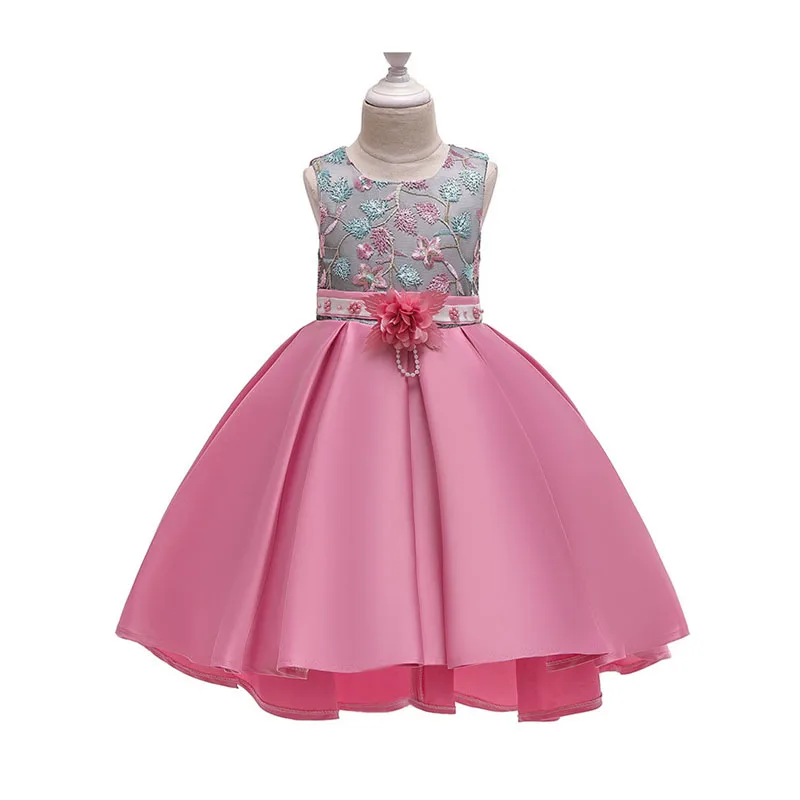 

Girls Sequin Dress Children Wedding Evening Party Dresses Kids Bow Cake Birthday Dresses For Baby Girls Princess Dress Vestidos