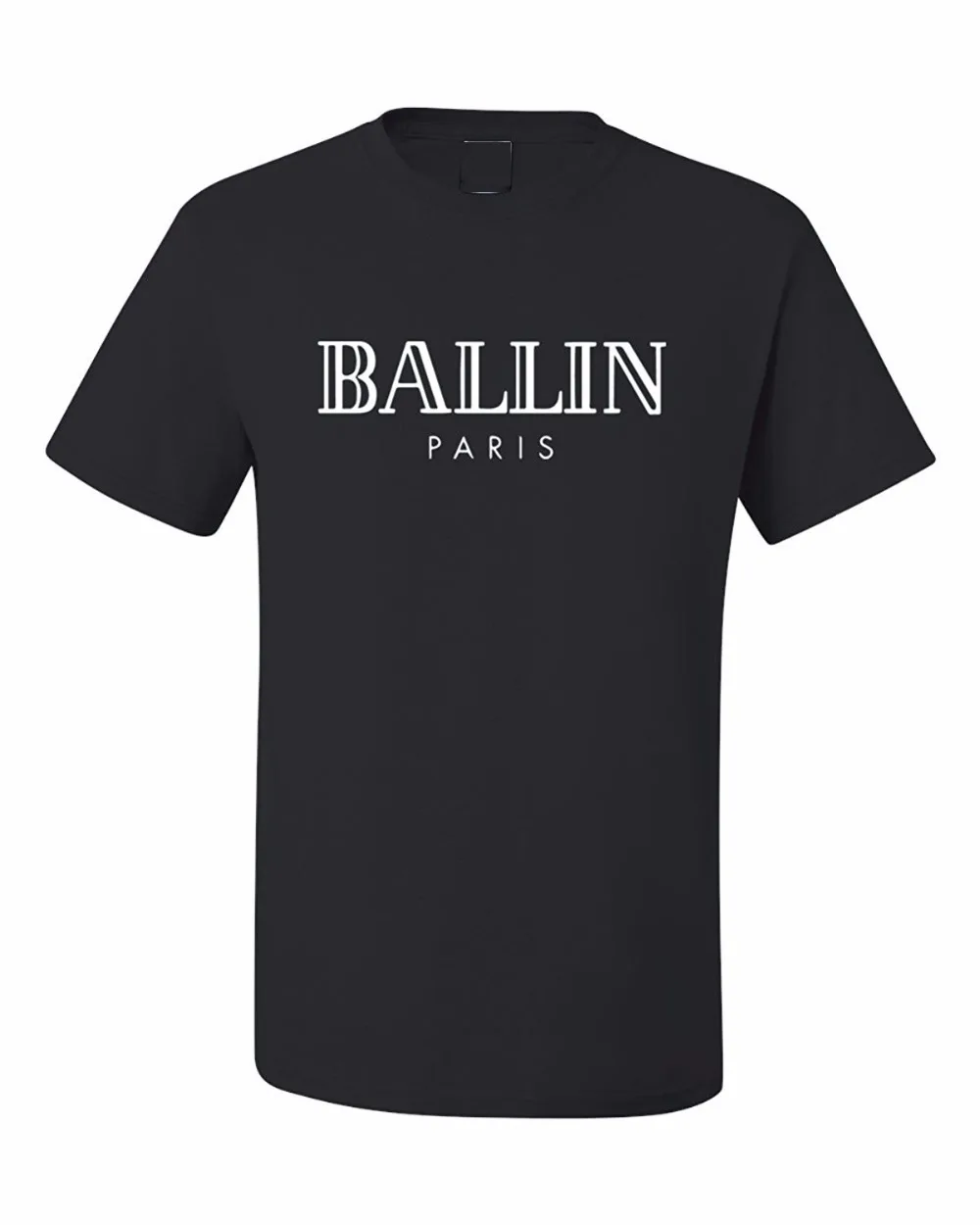 2019 Летняя мужская брендовая одежда с О образным вырезом Ballin ПАРИЖ городская мода