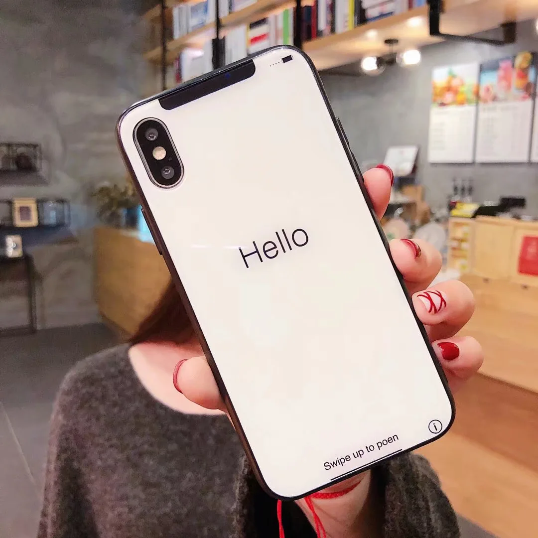 Luxury France Paris Fashion Brand Tempered Glass Screen Protector Case for IPhone X XS Max XR 8 7 6 S 6S Plus Film Cover |
