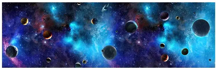 Пользовательские обои для детской комнаты звездное небо Млечный путь роспись