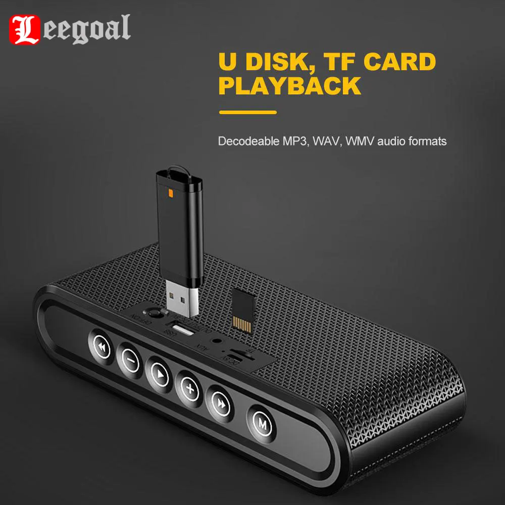 Многофункциональный беспроводной Bluetooth динамик тяжелый Сабвуфер Звук